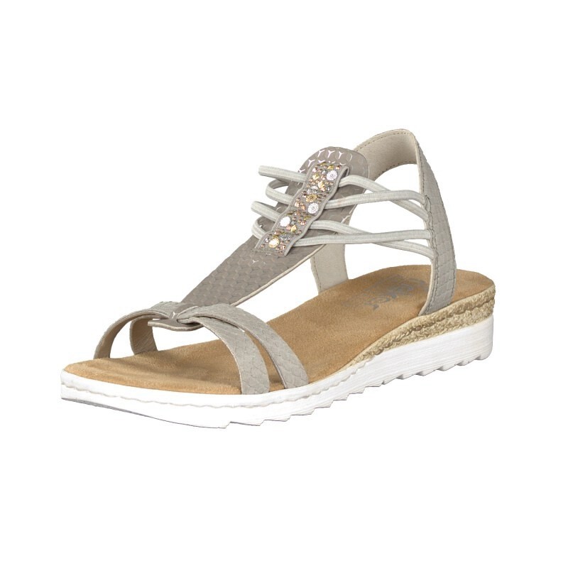 Sandália Rieker 63029-42 Para Mulher - Cinzentas